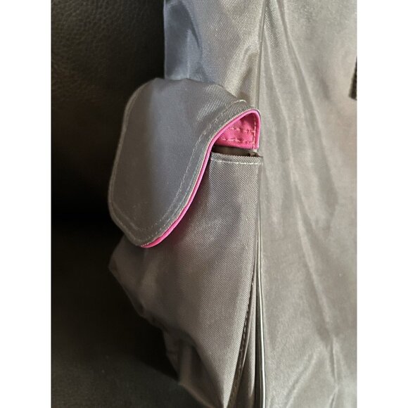 KENNETH COLE Reaction Gray/Pink Nylon Travel/ Messenger Bag NICE SEE ALL - Picture 14 of 16